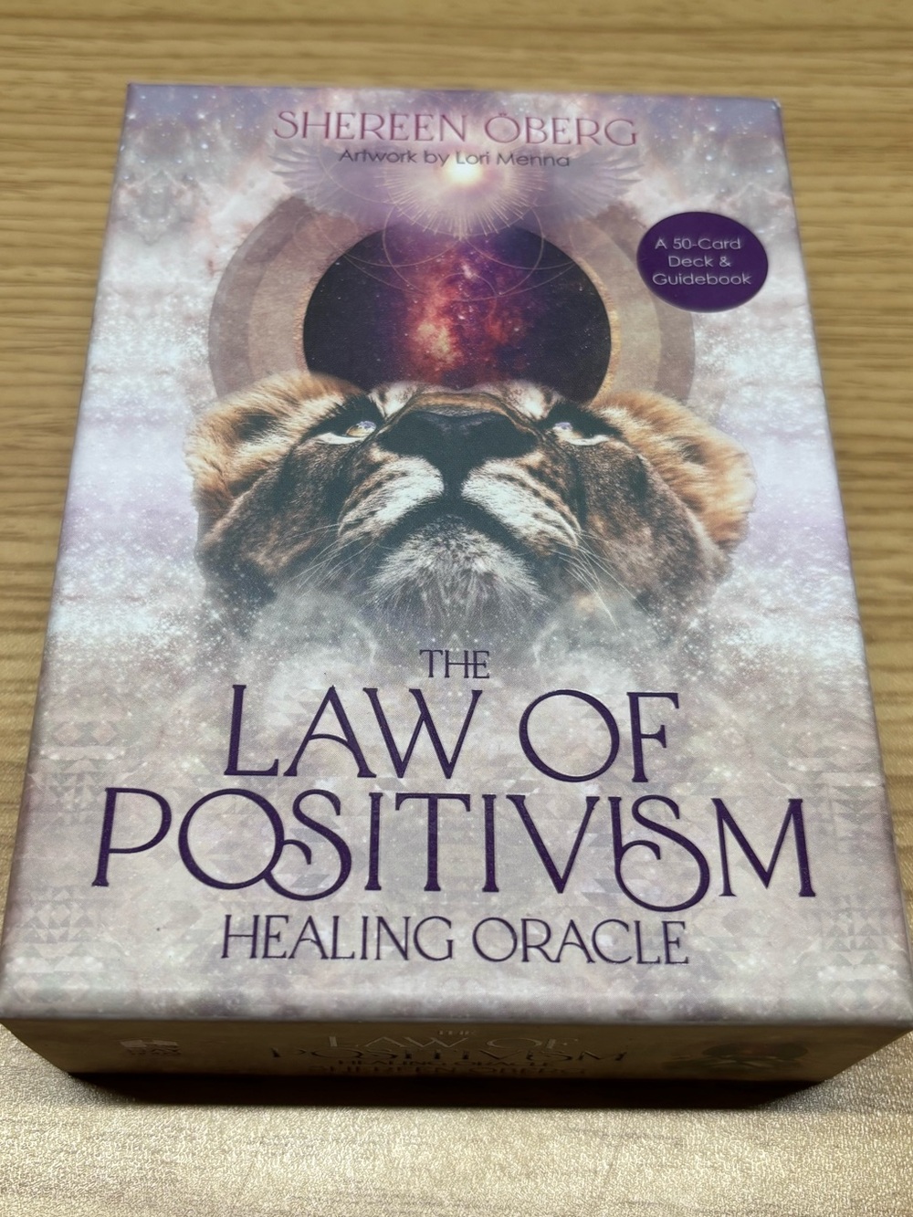 Shereen Oberg The Law of Positivism Healing Oracle - Purple Artwork Deck